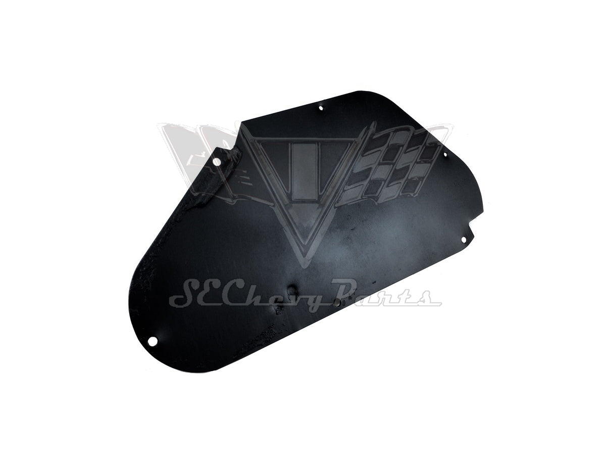 1965-1968 Chevy Impala 2-Door Hardtop Quarter Window Glass Access Panel Cover RH