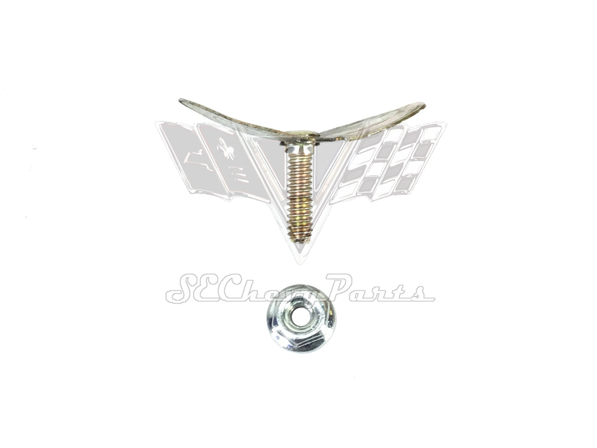 1960 Chevy Impala 2-Door Upper Spear Molding Clips PAIR