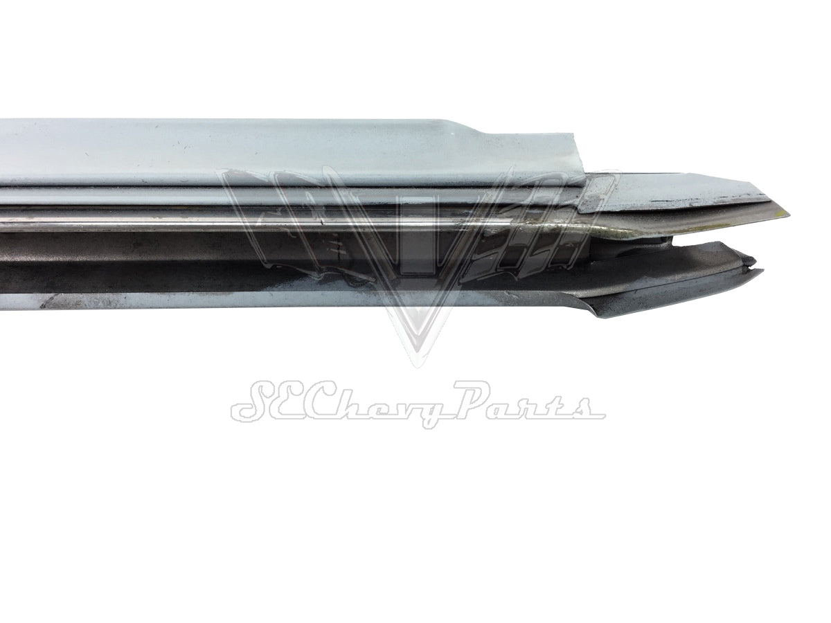 1962 Chevy Belair Bubbletop LEFT Quarter Window Upper Weatherstrip Molding OEM