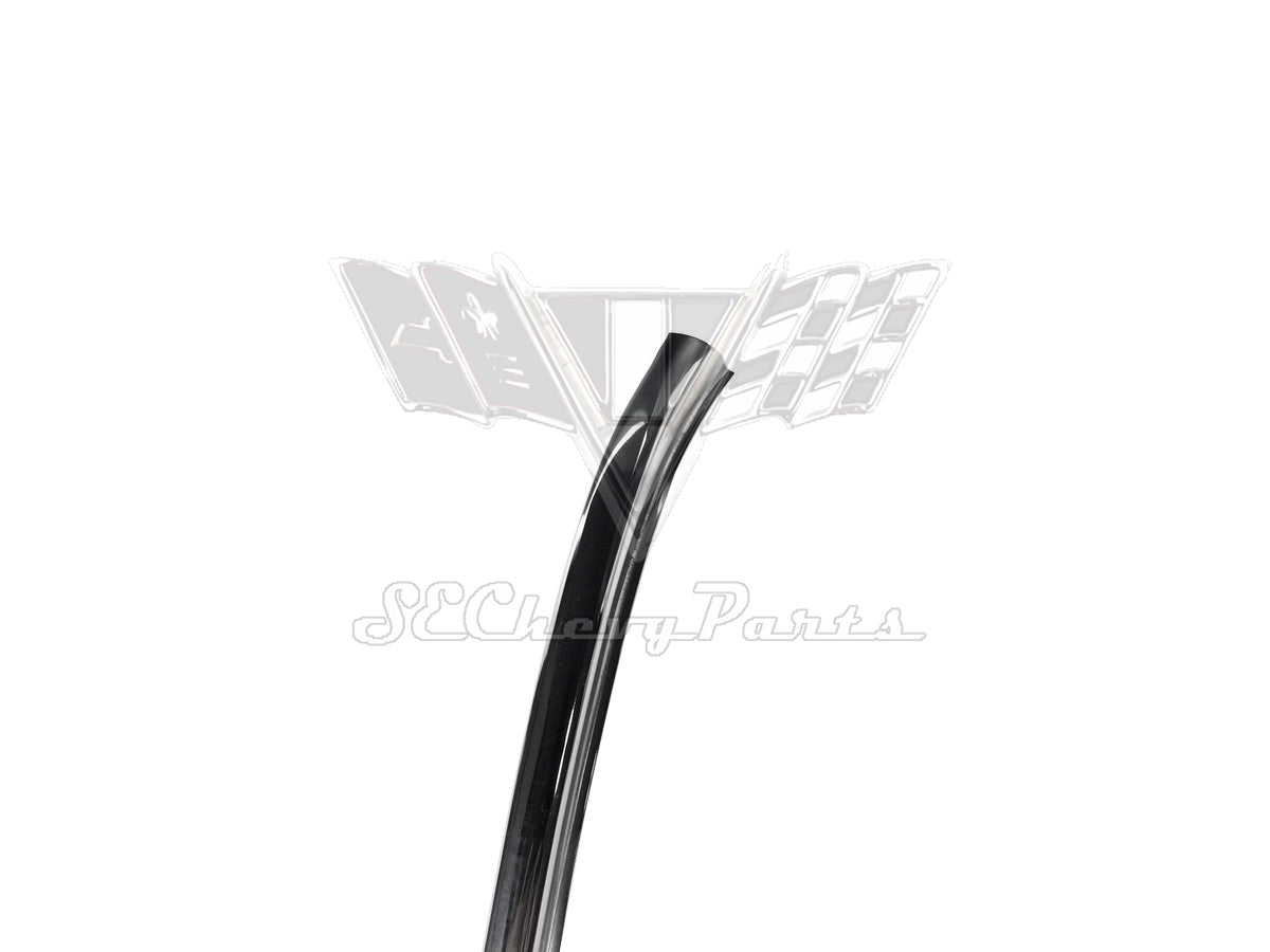 1955-1957 Chevy 2-Door Hardtop/ RIGHT Stainless Steel Windshield A-Pillar Trim Molding SHOW