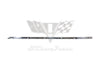 1958 Chevy Impala 2-Door Hardtop Lower Roof Rail Weatherstrip Trim Molding LEFT SHOW