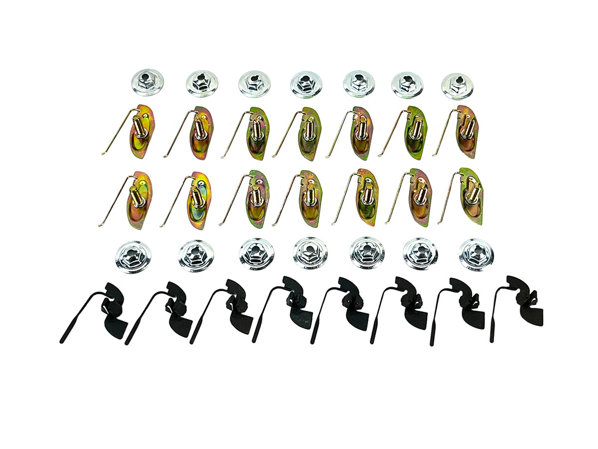 1960 Chevy Bel Air 4Door Quarter & Door Molding Clip Set Southeast