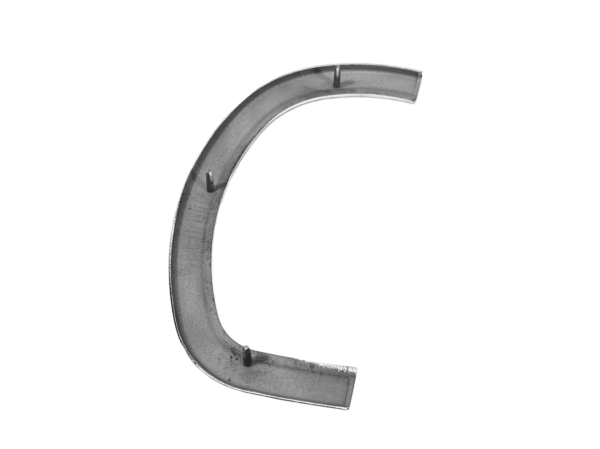 1960 Chevy Biscayne El Camino Taillight Outer Cove Molding Trim POLISHED PAIR