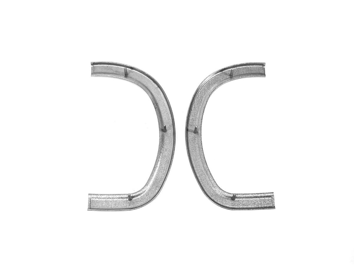 1960 Chevy Biscayne El Camino Taillight Outer Cove Molding Trim PAIR