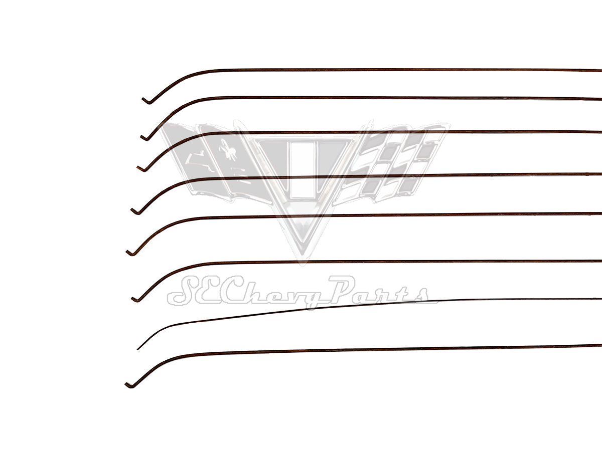 1961-1962 Chevy Impala 4-Door Wagon Headliner Bow Retainer Rods USED