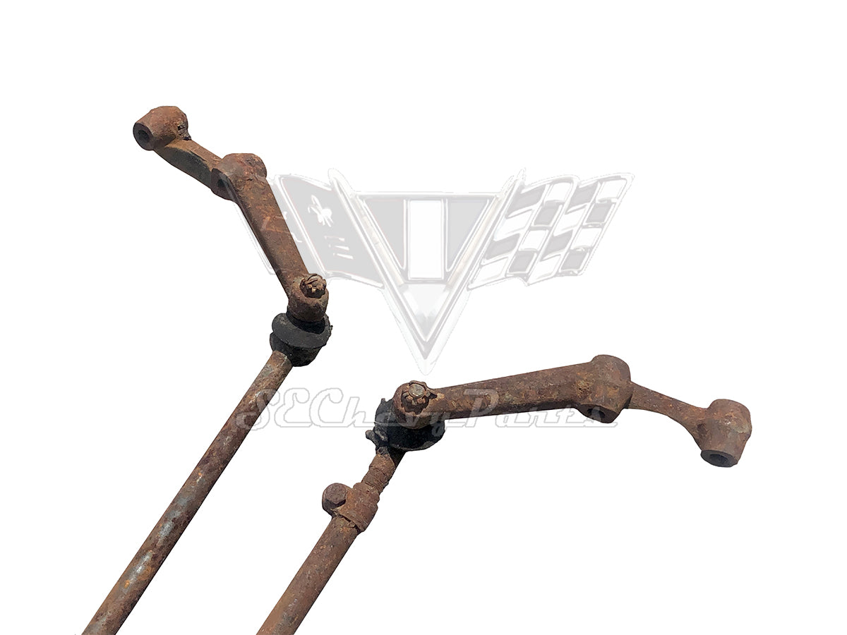 1949-1954 Chevy Bel Air Manual Steering Idler Arm Knuckle Center Link Set USED