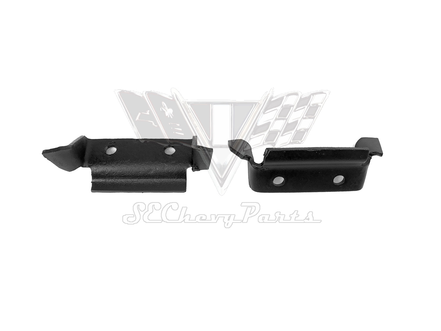 1965-1970 Chevy Impala Transmission Crossmember Frame Bracket PAIR OEM