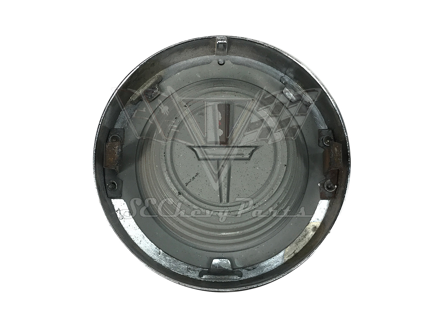 1962 Chevy Bel Air Steering Wheel Horn Ring Button Emblem OEM