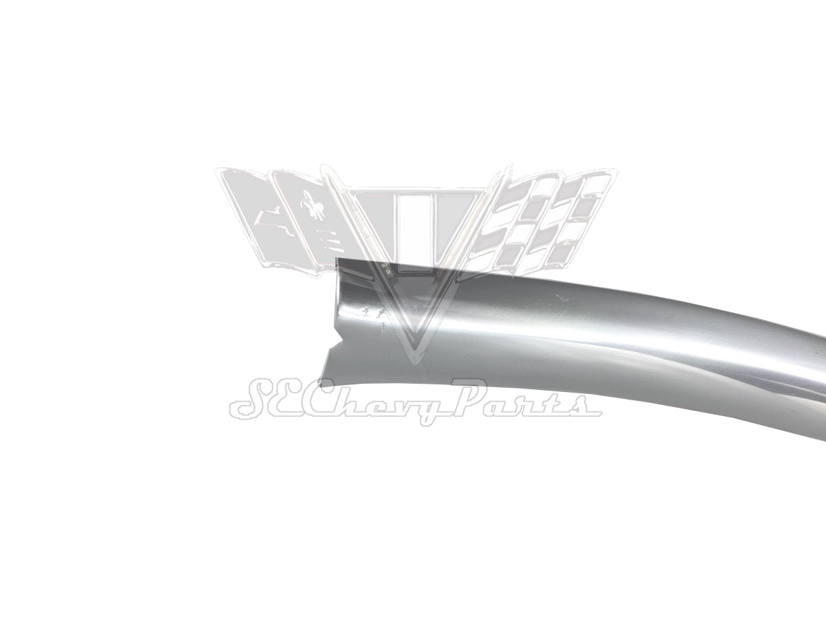 1965-1967 Chevy Impala Super Sport Upper Windshield Garnish Molding RIGHT RESTORED