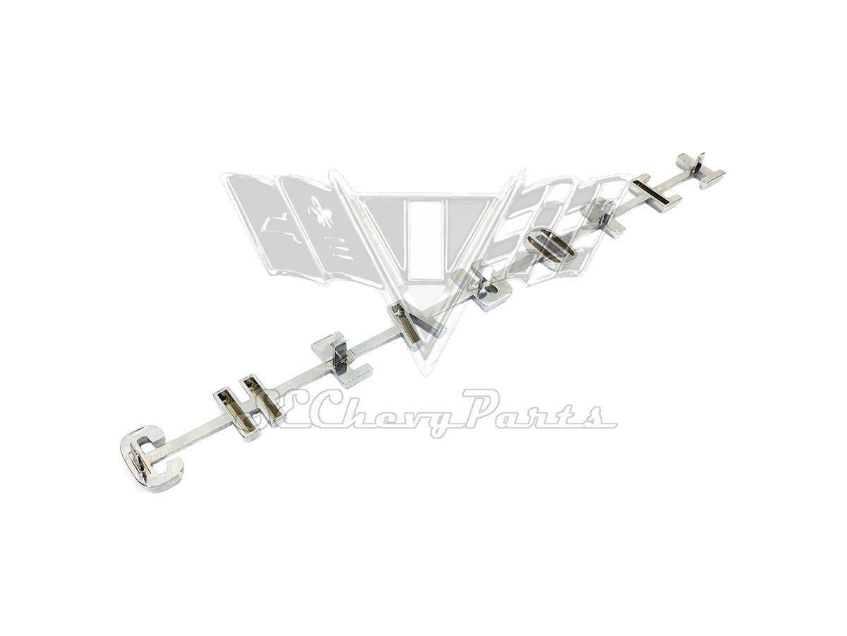 1961 Chevy Parkwood Tailgate Emblem Script