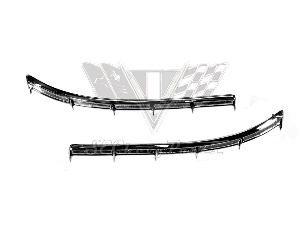 1961 Chevy Impala 2-Door Hardtop Bubbletop Rear Panel Scallops