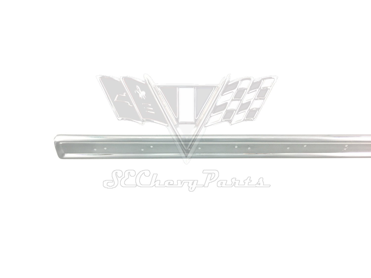 1963 Chevy Impala 2-Door RIGHT Rear Quarter Molding OEM ANODIZED