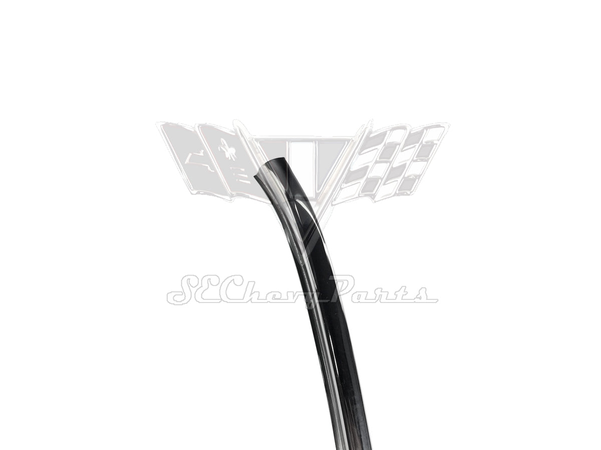 1955-1957 Chevy 2-Door Hardtop/ LEFT Stainless Steel Windshield A-Pillar Trim Molding SHOW