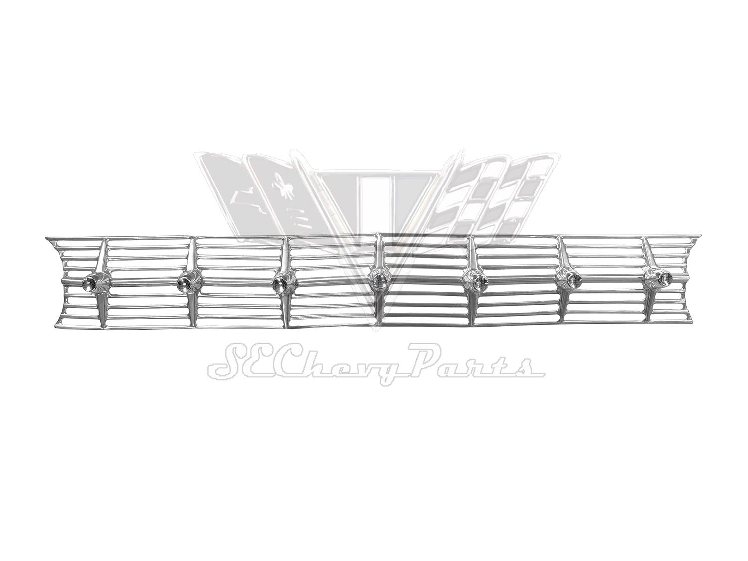 1959 Chevy Impala Front Aluminum Grille with Bullets OEM CORE