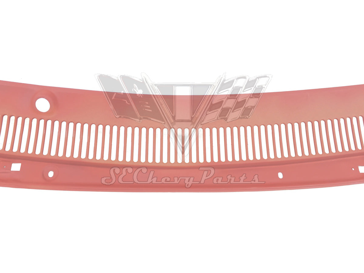 1967 Chevy Impala Cowl Vent Grille Panel Cover PRIMED