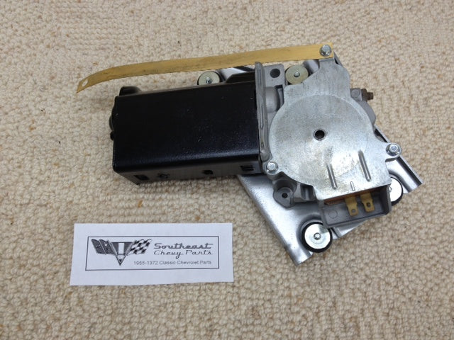 1960-1961 Chevy 1-Speed Electric Windshield Wiper Motor without Washer Pump REMANUFACTURED