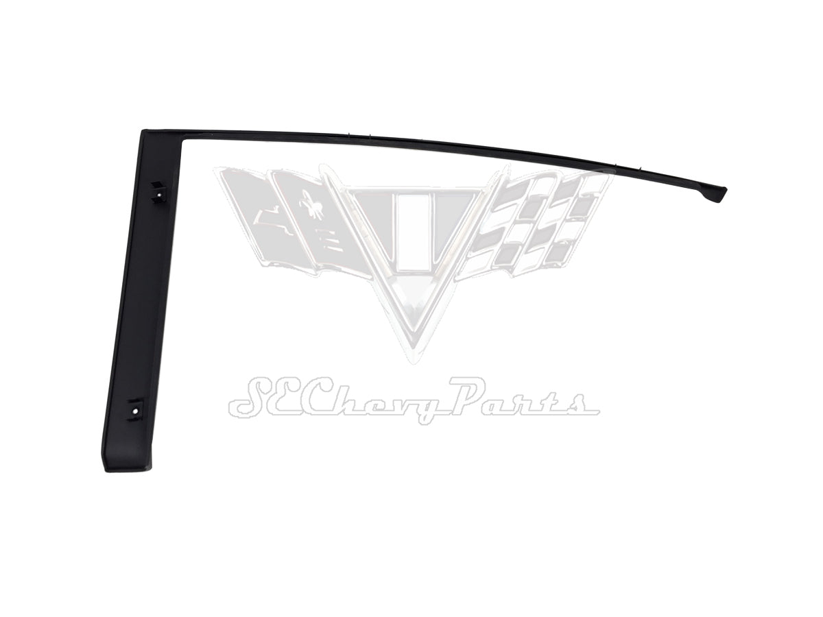 1958 Chevy Bel Air 2-Door Sedan Inner Quarter Window Garnish Molding Trim LEFT