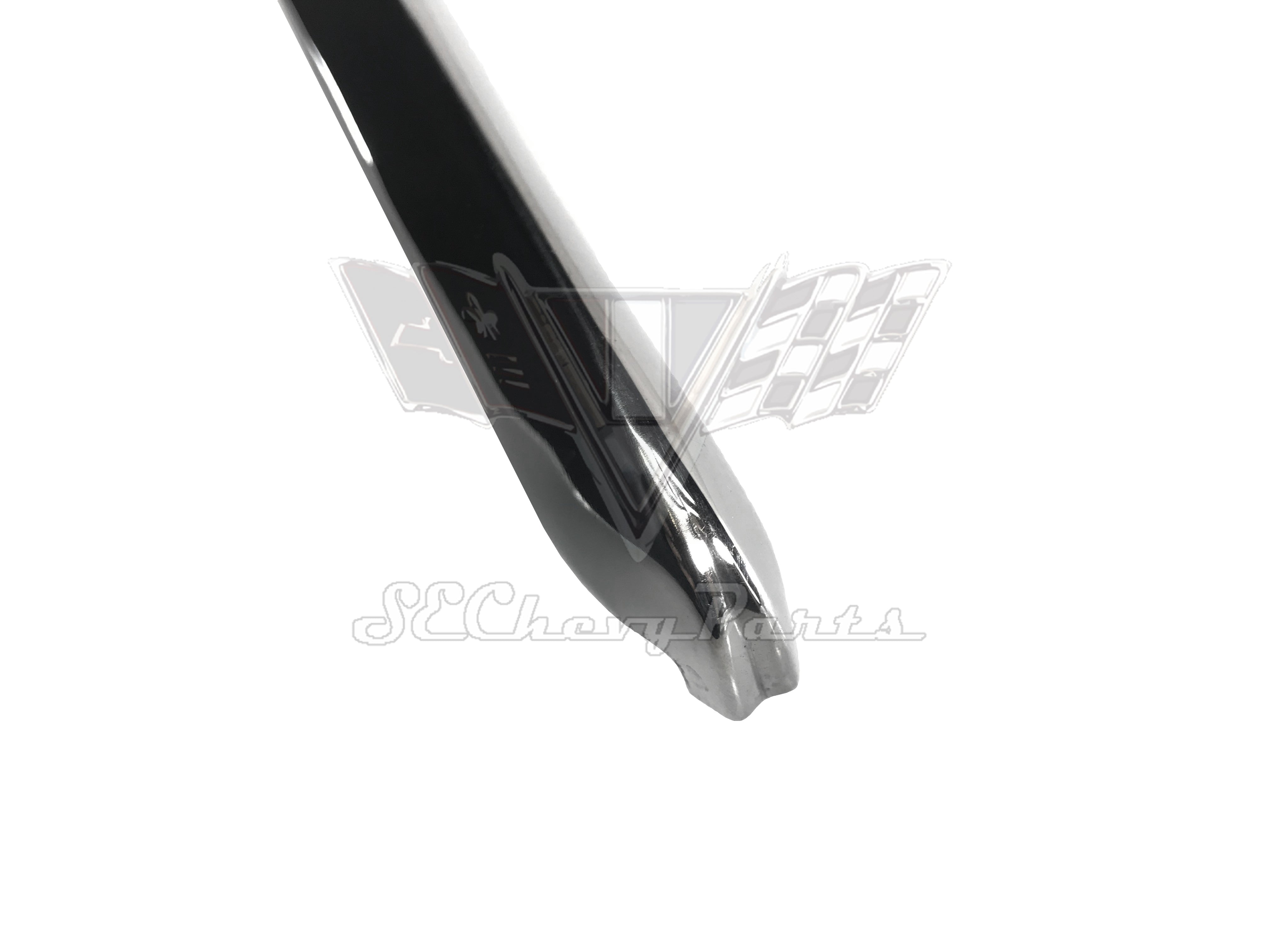 1960 Chevy Biscayne Sedan  Rear Tail Fin Corner Molding PAIR SHOW