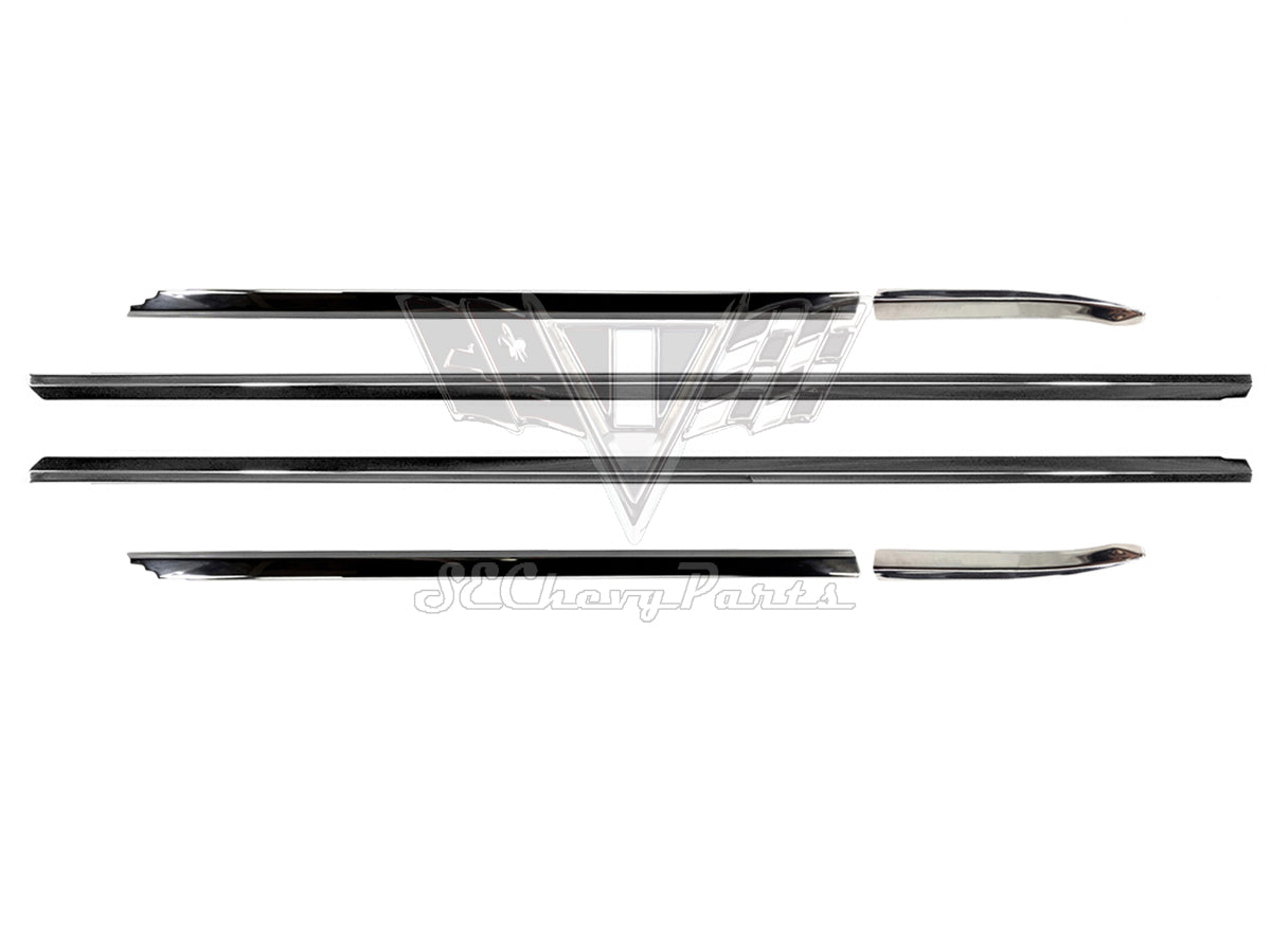 1962 Chevy Impala 2 Door Hardtop NonBubbletop Beltline Reveal Molding