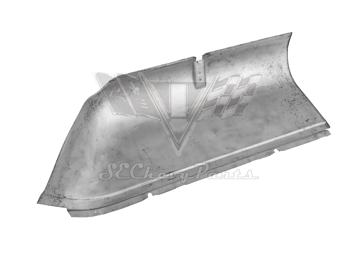 1963-1964 Chevy Impala 6-Pass Wagon REAR Inner Rear Spare Tire Side Panel RH