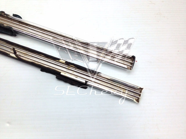 1967 Chevy Belair 2 Door Sedan Quarter Molding PAIR NOS