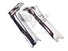 1955-1957 Chevy Convertible Inner Vertical Windshield Garnish Moldings PAIR RESTORED