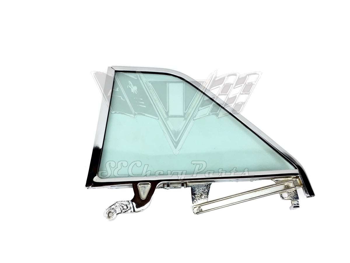 1961-1964 Chevy Convertible Rear Quarter Window Glass Channel SHOW PAIR