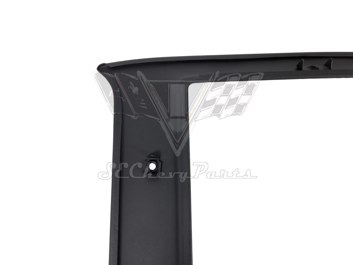 1961 Chevy Bel Air 2-Door Sedan Quarter Window Upper Inner Garnish Molding LEFT