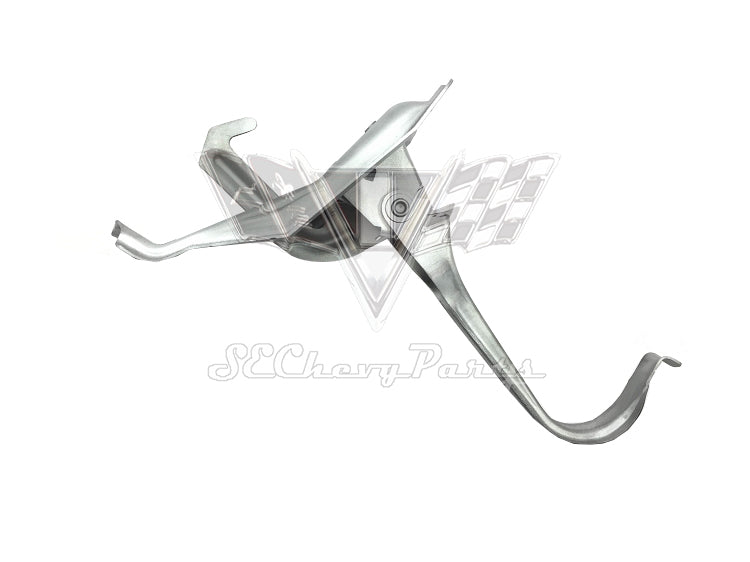 1961 Chevrolet hood latch release mechanism