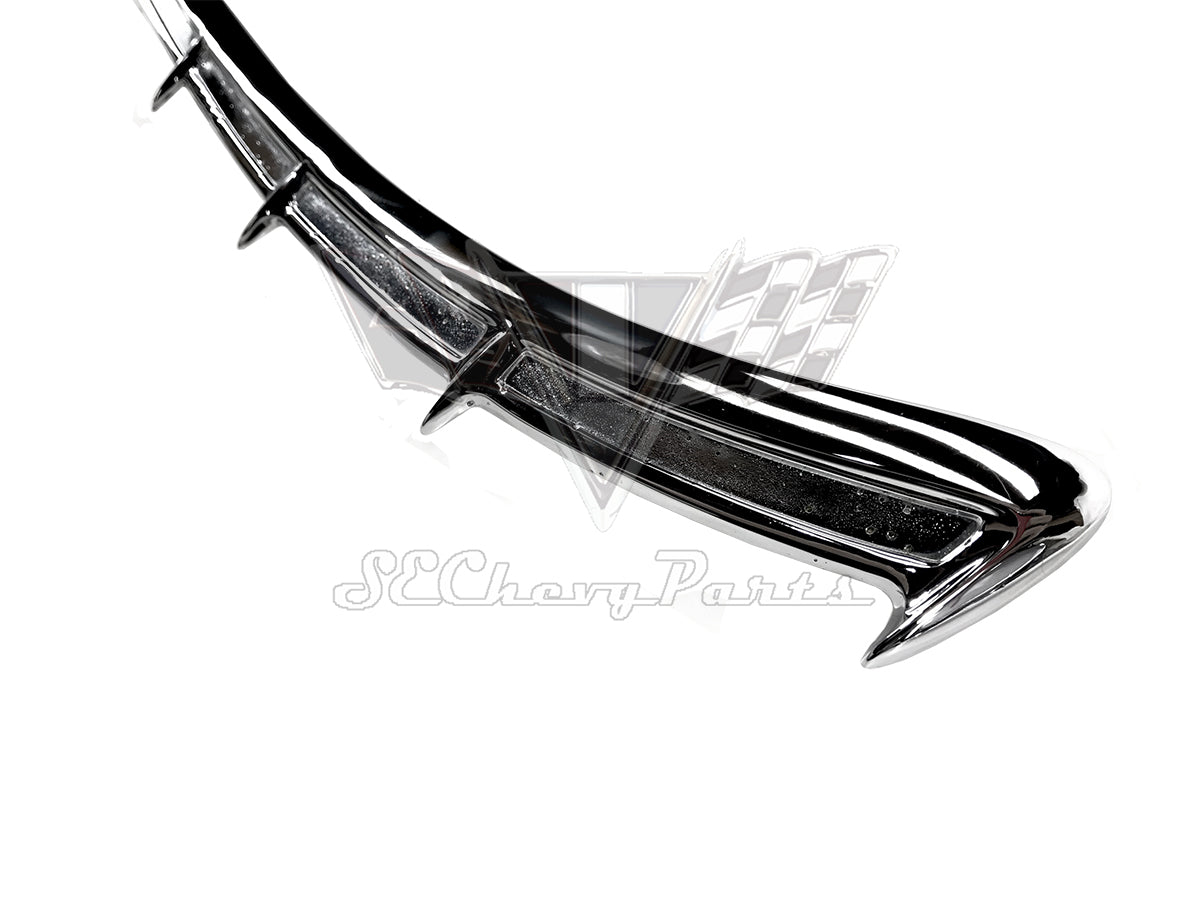 1961 Chevy Impala 2-Door Hardtop Bubbletop Rear Panel Scallops PAIR