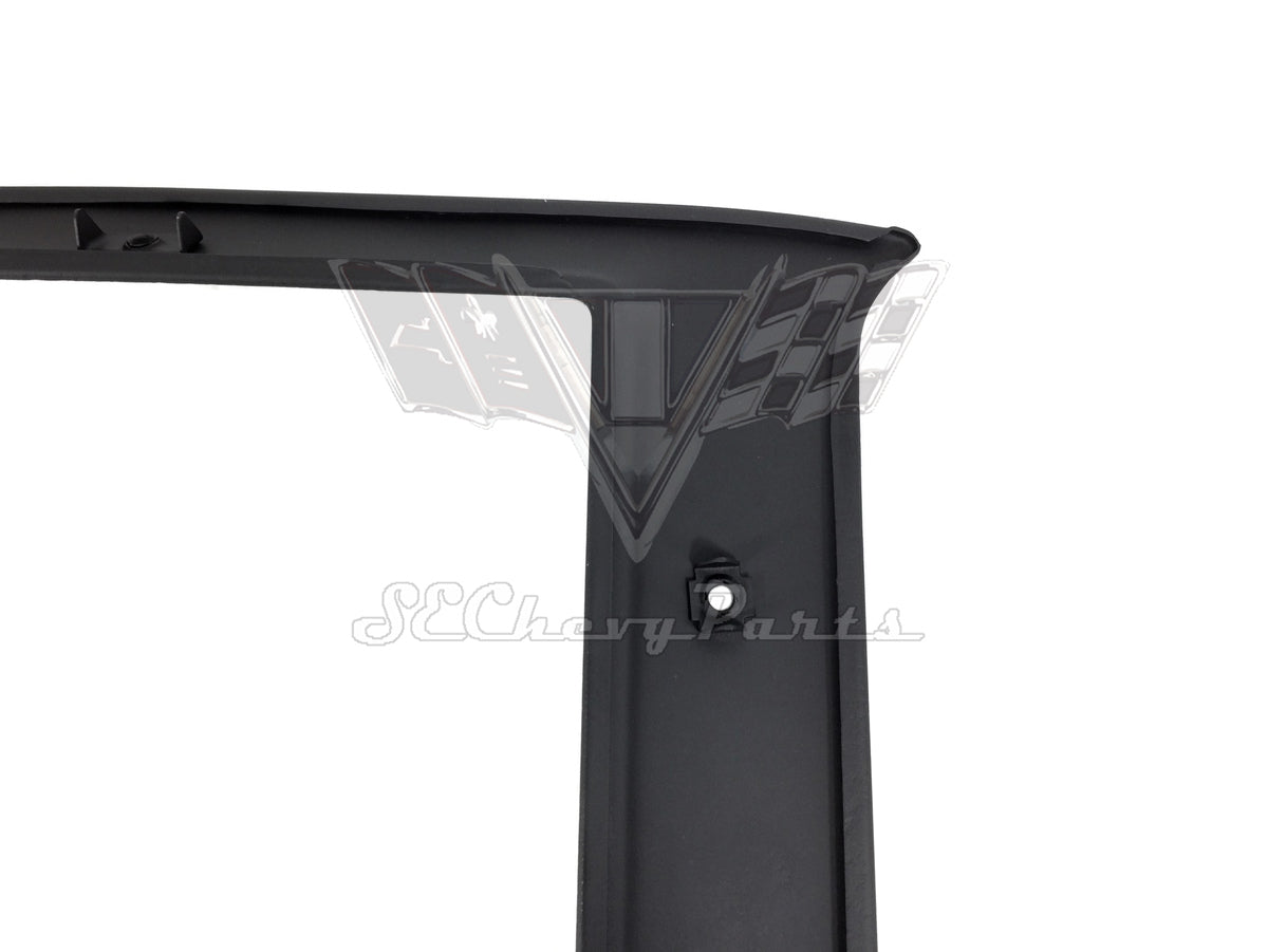 1961 Chevy Bel Air 2-Door Sedan Quarter Window Upper Inner Garnish Molding RIGHT