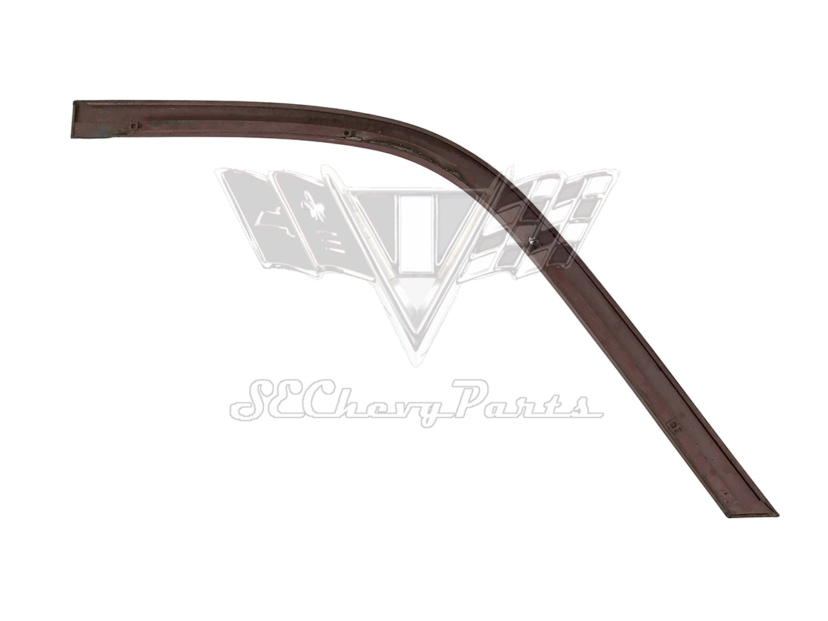 1961-1964 Chevy Bel Air 2-Door Sedan Quarter Window Upper Garnish Molding RIGHT