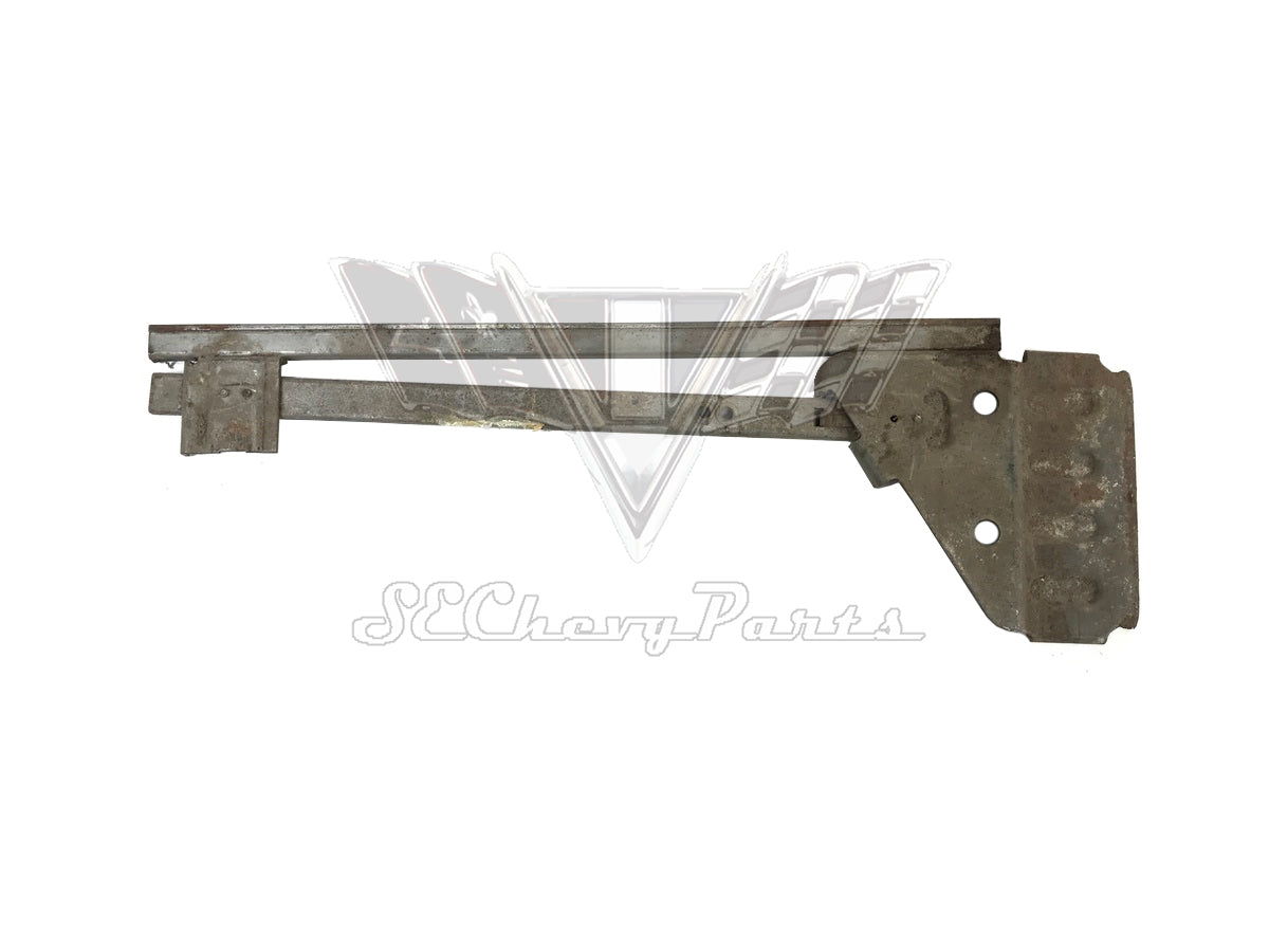1958 Chevy Bel Air 2-Door Sedan Quarter Glass Lower Window Channel Track LEFT